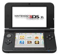 Nintendo 3DS XL Black & Blue - (Loose) (Nintendo 3DS)