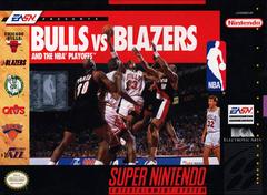 Bulls Vs Blazers and the NBA Playoffs - (Loose) (Super Nintendo)