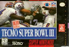 Tecmo Super Bowl III - (Loose) (Super Nintendo)