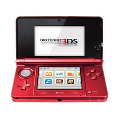 Nintendo 3DS Flame Red - (Loose) (Nintendo 3DS)